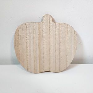 9.7” Pumpkin Shaped Wooden Lazy Susans - Set Of 3